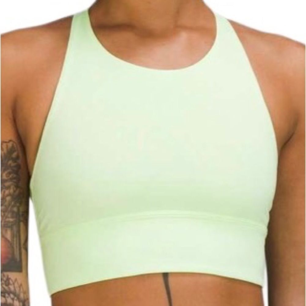 Lululemon Free to Be High-Neck Longline Bra Wild Light Support A/B Faded Zap  S6
